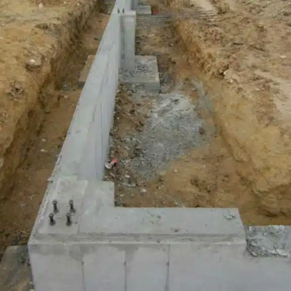 Concrete Foundation, Porters Neck, North Carolina