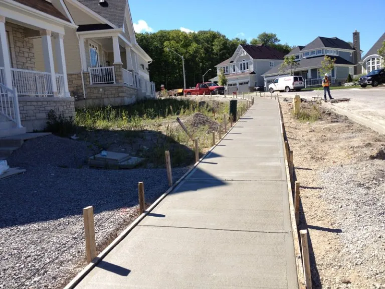 Concrete Sidewalk, Porters Neck, North Carolina